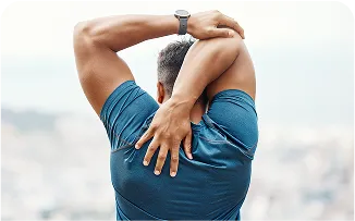 man-stretching-arm-back
