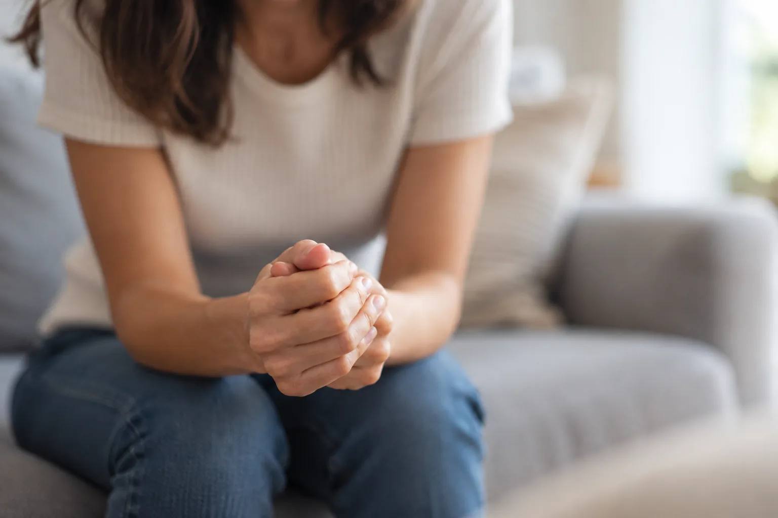 Patient speaking with a healthcare professional during a medical consultation