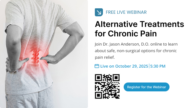 Alternative Treatments for Chronic Pain — Free Live Webinar