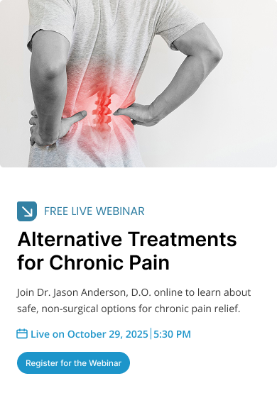 Alternative Treatments for Chronic Pain — Free Live Webinar